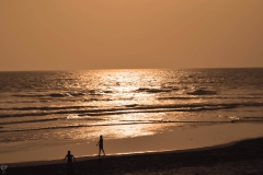 Evening activities on the beach